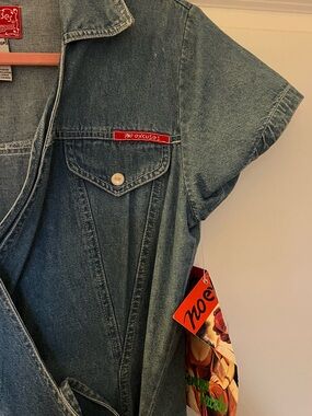 Vintage 90’s No Excuses Blue Denim Women's Jeans Dress